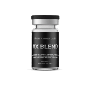 8X Blend L-Carnitine (20mg) / L-Arginine (20mg) / Methionine (25mg) / Inositol (50mg) / Choline (50mg) / B6 (25mg) / B5 (5mg) / B12 (1mg)